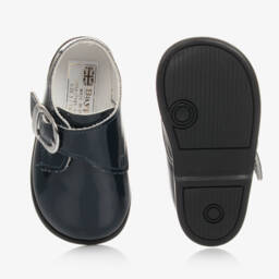 Early Days-Boys Classic Navy Walker Shoes | Childrensalon Outlet