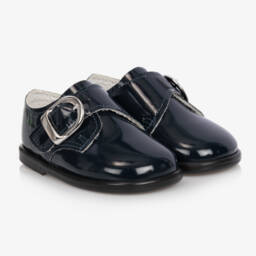 Early Days-Boys Classic Navy Walker Shoes | Childrensalon Outlet