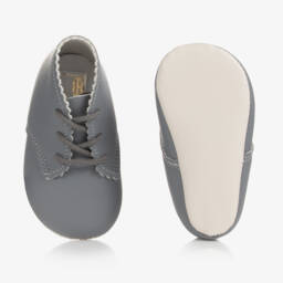 Early Days-حذاء أولى خطوات رمادي للأولاد بتصميم مموج | Childrensalon Outlet