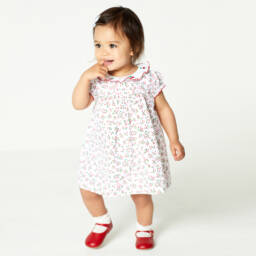 Early Days-أول خطوات جلدية قرمزية للبنات | Childrensalon Outlet