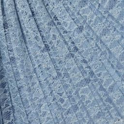 إيرين-تنورة دانتيل بكسرات لون أزرق | Childrensalon Outlet