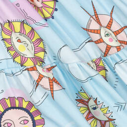 EIRENE-Girls Blue Sunshine Tiered Skirt | Childrensalon Outlet