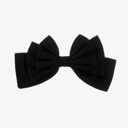 EIRENE-Girls Elegant Black Hair Bow | Childrensalon Outlet