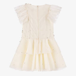 EIRENE-Элегантное кремовое платье с цветами для девочек | Childrensalon Outlet