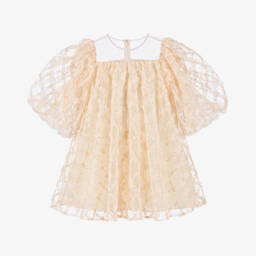 EIRENE-Girls Elegant Ivory Lace Gown | Childrensalon Outlet