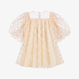 EIRENE-Girls Elegant Ivory Lace Gown | Childrensalon Outlet