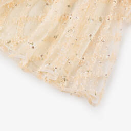 EIRENE-Girls Elegant Ivory Lace Gown | Childrensalon Outlet