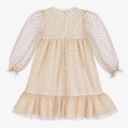EIRENE-Girls Glittering Tulle Gown | Childrensalon Outlet