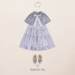 EIRENE-Фиолетовый кейп с пайетками для девочек | Childrensalon Outlet