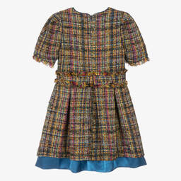 EIRENE-فستان مزيج تويد محبوك بألوان متعددة | Childrensalon Outlet