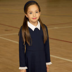 EIRENE-فستان جيرسي فيسكوز لون كحلي | Childrensalon Outlet