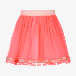 EIRENE-Girls Neon Pink Tulle Skirt | Childrensalon Outlet