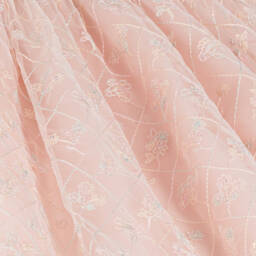 EIRENE-Girls Pale Pink Tulle Dress | Childrensalon Outlet