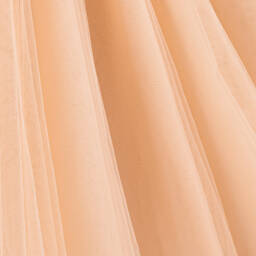 EIRENE-Girls Peach Sequinned Tulle Gown | Childrensalon Outlet