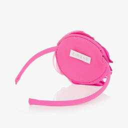 EIRENE-Girls Pink Faux Feather Hairband | Childrensalon Outlet