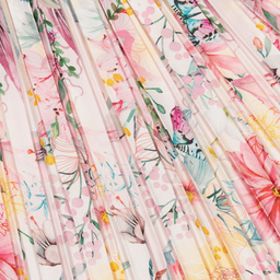 EIRENE-تنورة ساتان بكسرات لون زهري | Childrensalon Outlet