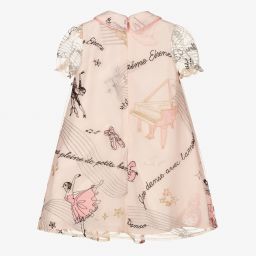 EIRENE-Girls Pink Tulle Dress | Childrensalon Outlet