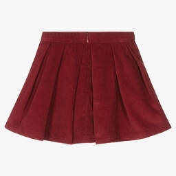 EIRENE-Girls Red Corduroy Skirt | Childrensalon Outlet