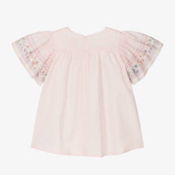 EIRENE-Girls Rosy Cotton Blooms Dress | Childrensalon Outlet