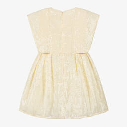 EIRENE-Girls Sparkling Ivory Occasion Dress | Childrensalon Outlet