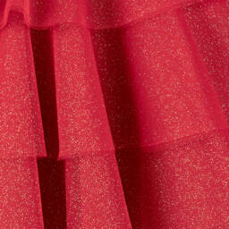 EIRENE-Girls Sparkling Tulle Bow Dress | Childrensalon Outlet