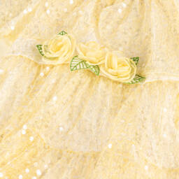 EIRENE-فستان تول لامع للبنات بلون الشمس | Childrensalon Outlet