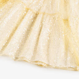 EIRENE-فستان تول لامع للبنات بلون الشمس | Childrensalon Outlet