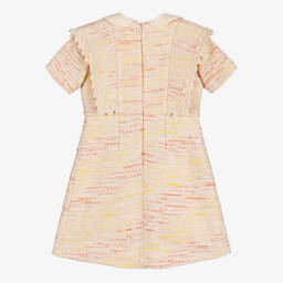 EIRENE-Кремово-желтое твидовое платье для девочек | Childrensalon Outlet