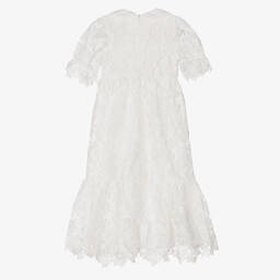 إيرين-فستان دانتيل لون أبيض | Childrensalon Outlet