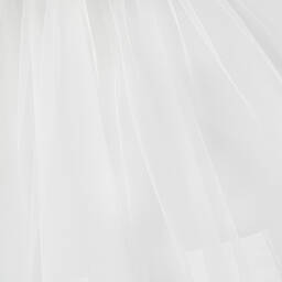 EIRENE-Girls White Tulle Tutu Dress | Childrensalon Outlet