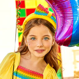 إيرين-طوق للشعر لون أصفر للبنات | Childrensalon Outlet