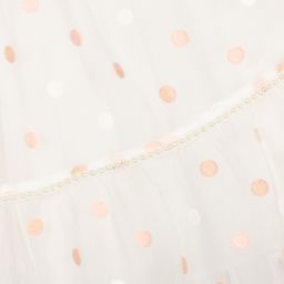 EIRENE-Long White & Pink Tulle Skirt | Childrensalon Outlet