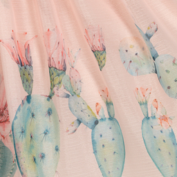 EIRENE-Pink Chiffon Cactus Skirt | Childrensalon Outlet