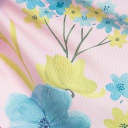 EIRENE-Pink Floral Satin Dress | Childrensalon Outlet