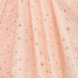 EIRENE-Pink & Gold Glitter Dress  | Childrensalon Outlet