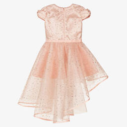 EIRENE-Pink & Gold Glitter Dress  | Childrensalon Outlet