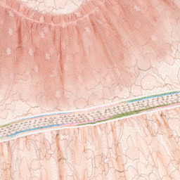 EIRENE-Pink Lace & Tulle Dress | Childrensalon Outlet