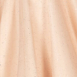 EIRENE-Розовое платье из органзы с блестками | Childrensalon Outlet