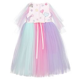 EIRENE-Pink Tulle Unicorn Dress | Childrensalon Outlet