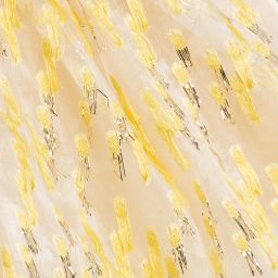 EIRENE-Yellow & Gold Chiffon Dress | Childrensalon Outlet