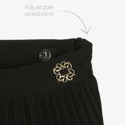 Elie Saab-Girls Black Pleated Skirt | Childrensalon Outlet