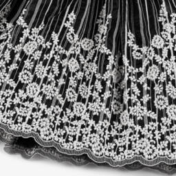 Elie Saab-Элегантное черное платье из органзы для девочек | Childrensalon Outlet