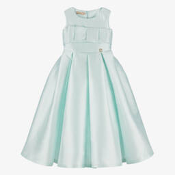 إيلي صعب-فستان حريري ساتان أنيق للبنات | Childrensalon Outlet