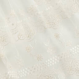 إيلي صعب-فستان تول مطرز لون عاجي | Childrensalon Outlet