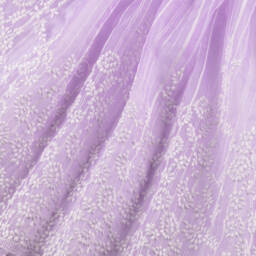 Elie Saab-Платье из органзы с цветочным узором лаванды для девочек | Childrensalon Outlet