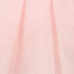 إيلي صعب-تنورة بكُسرات حرير أورغانزا وتول لون زهري | Childrensalon Outlet