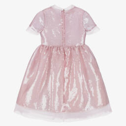 Elie Saab-فستان شيفون فاخر للبنات مع فيونكة براقة | Childrensalon Outlet