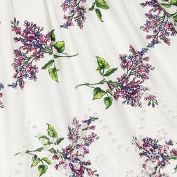 Elie Saab-Girls White Floral Dress | Childrensalon Outlet