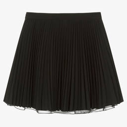Elie Saab-Teen Girls Black Pleated Skirt | Childrensalon Outlet