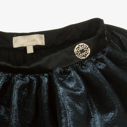 Elie Saab-Teen Girls Blue Glittery Skirt | Childrensalon Outlet